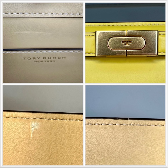 Tory Burch Small Lee Radziwill Bag in Electric Yellow - Picture 11 of 12